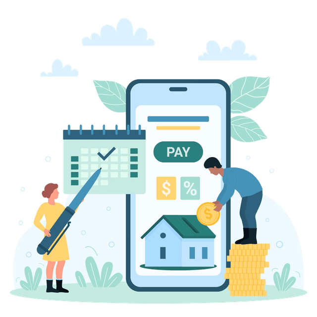 Split payment illustration